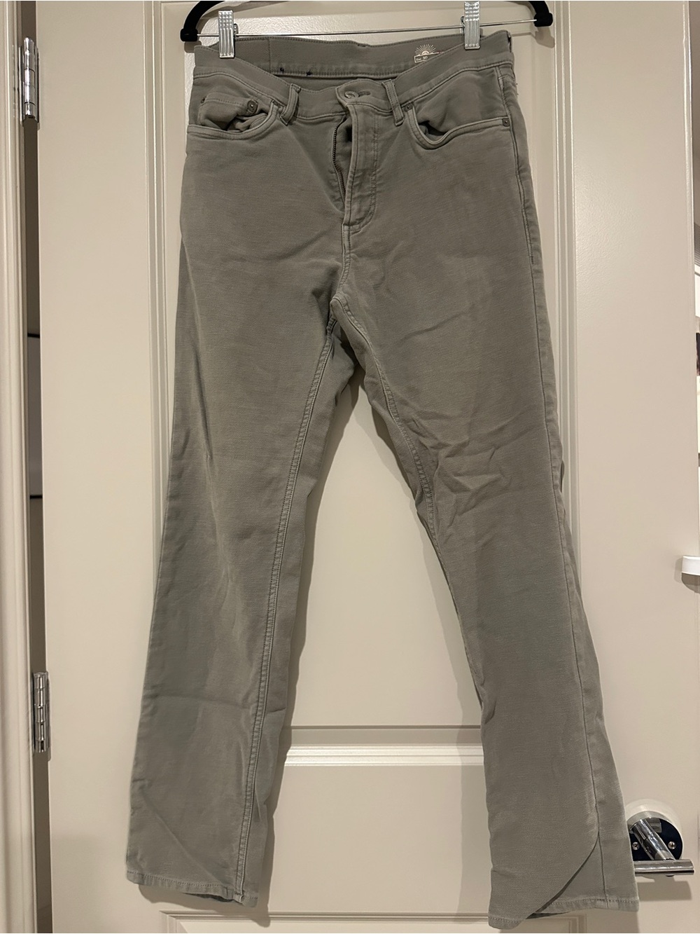 Faherty Men’s Grey Straight-Leg Jeans